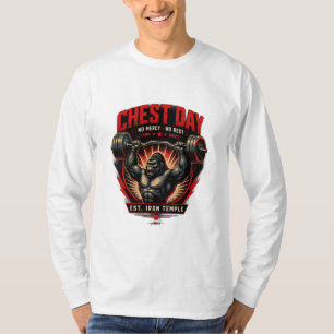 T-shirt à manches longues pour le jour de la poitr