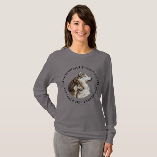 T-shirt à manches longues pour les loups