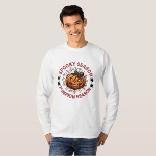 T-Shirt à manches longues Spooky Season Pumpkin Re
