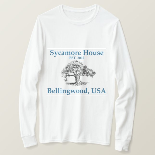 T-shirt à manches longues Sycamore House (Design devant)