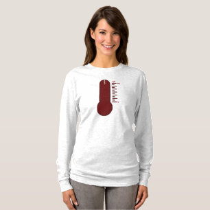T-Shirt à manches longues Thermomètre du Stress