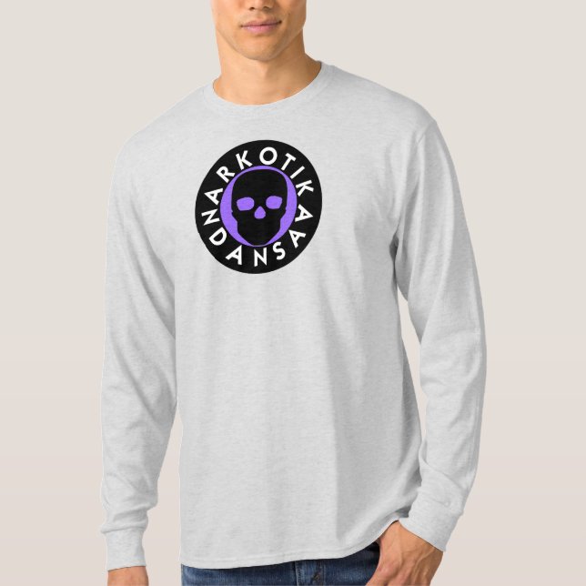 T-shirt à manches longues violet NARKOTIKA N3 (Devant)