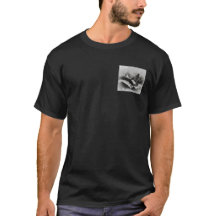 T-shirt à menthe noire pour hommes