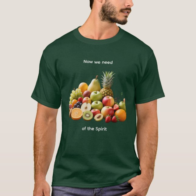 T-shirt A modern and Minimalist Fruits of Spirit (Devant)