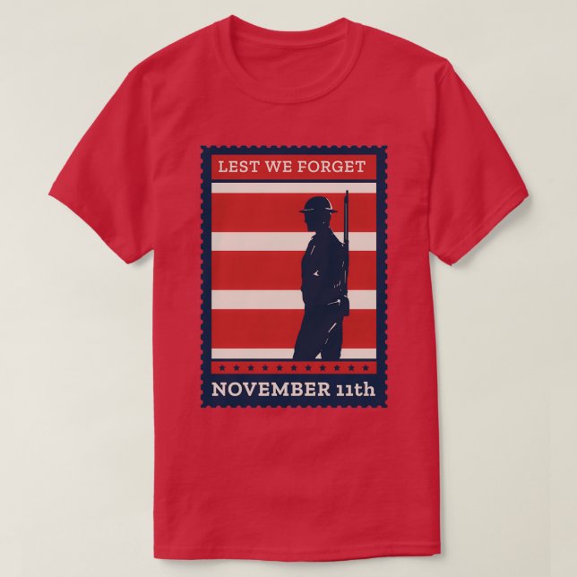 T-shirt À moins que nous oubliions le 11 novembre (Design devant)