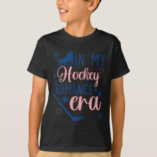 T-shirt À mon époque de romance de hockey, émotion, blague