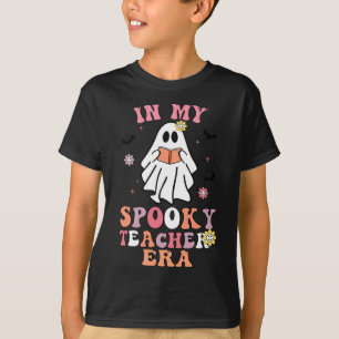 T-shirt À Mon Époque Enseignante Éffrayante Hippie Super R