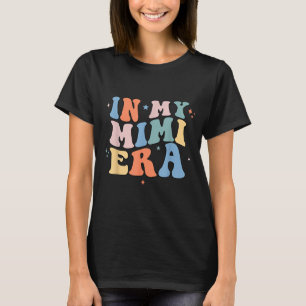 T-shirt À mon époque mimi rétro groovy fête des mères