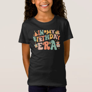 T-Shirt À mon ère d'anniversaire Pastel Lettres Super