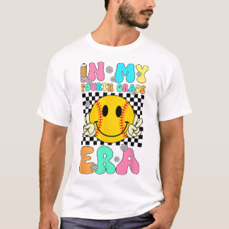 T-shirt À mon ère de quatrième année Softll Rire rétro vis