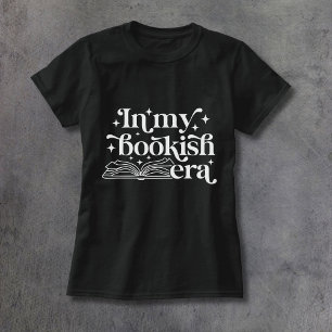 T-shirt À mon ère livresque Encre blanche pour femmes