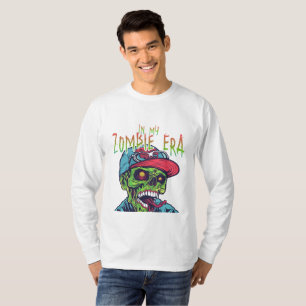 T-shirt À mon ère zombie   Chemise drôle d'Halloween