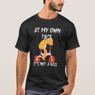 T-shirt À mon propre rythme ce n'est pas une course paress