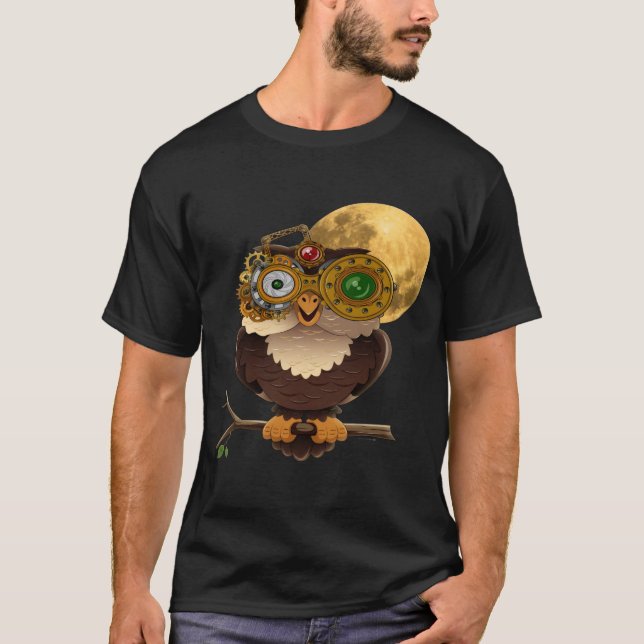 T-shirt A most Curious Owl (Devant)