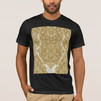 T-Shirt à motif paisley de luxe doré