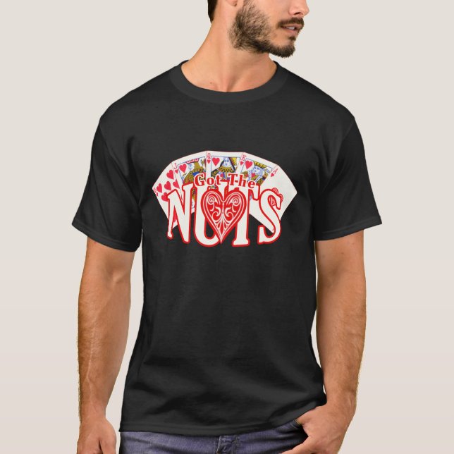 T-shirt A obtenu les écrous - chemise de tisonnier - des (Devant)