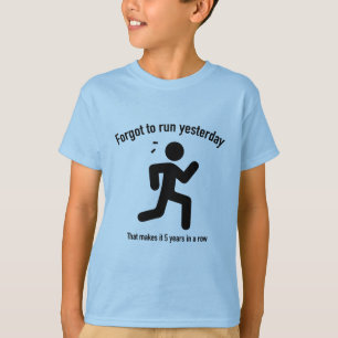 T-shirt A oublié de courir hier