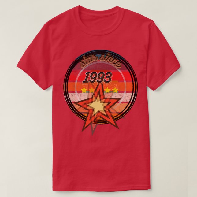 T-shirt à partir de l'anniversaire (Design devant)