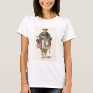T-shirt A Pedlar, plate 17 from 'The Costume of China', en