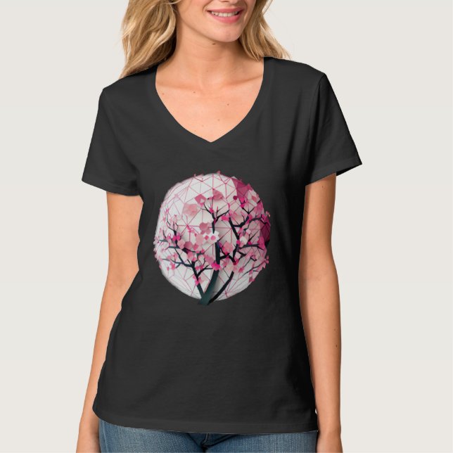 T-shirt A Perfect Addition to Your Wardrobe Geometric Cher (Devant)