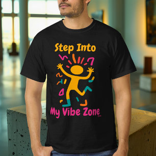 T-Shirt à personnage vibrant de Pop Art