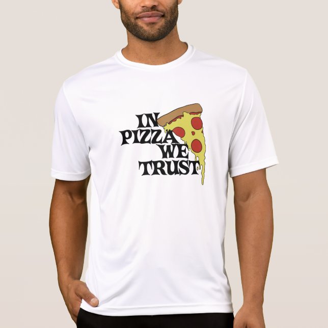 T-shirt À Pizza nous faisons confiance (Devant)