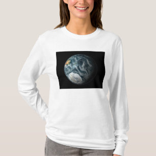 T-shirt À pleine vue de la terre accentuant l'Antarctique