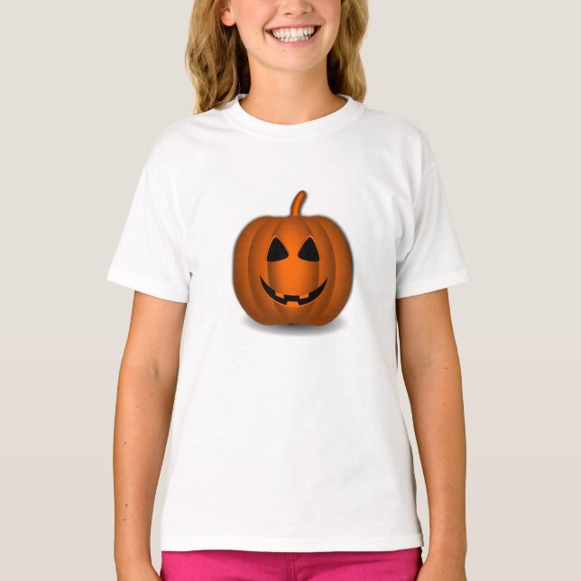 T-Shirt à poignet à aiguillon Jack o' Lantern (Devant)