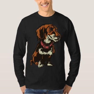 T-shirt À poils durs Dachshund