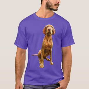 T-shirt À poils durs Vizsla chien étonnant