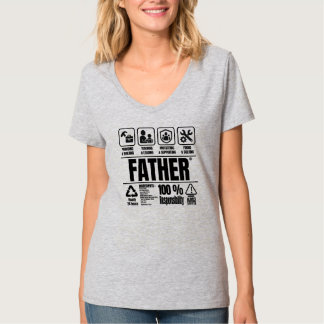 T-shirt À propos de Papa - Fête des Pères