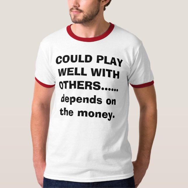 T-shirt A PU JOUER BIEN AVEC D'AUTRES ...... d… - (Devant)