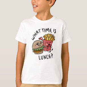 T-shirt À quelle heure est le déjeuner