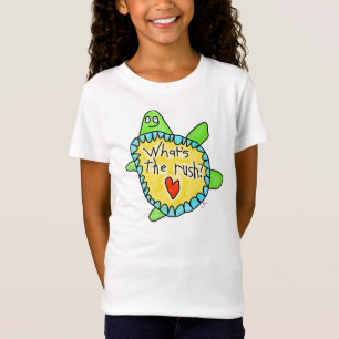 T-Shirt "À quoi bon se presser?" Tortue