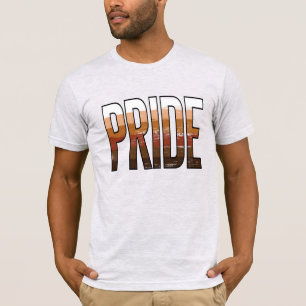 T-Shirt à rayures du drapeau de la fierté des gens