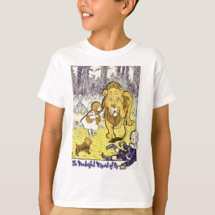 T-shirt Ă?re copie vintage d'édition de magicien d'Oz