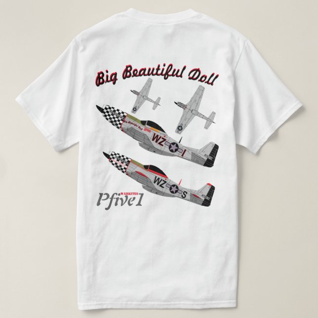 T-shirt Ă?re de "grande belle poupée (Design dos)
