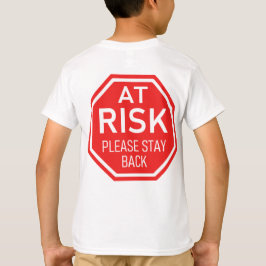 T-shirt À Risque, S'Il Vous Plaît Rester En Distances Soci