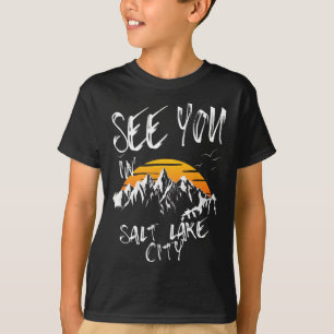T-shirt À Salt Lake City Usa Vacances Ski Randonnée