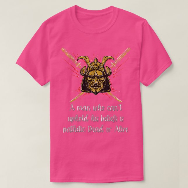 T-shirt A Samurai , Living the Samurai Life  (Design devant)