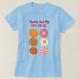 T-shirt à six pack amusant