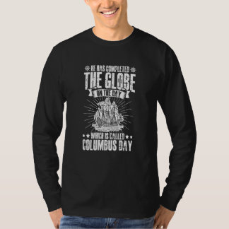 T-shirt A terminé Le Globe Américain Italien Christopher C