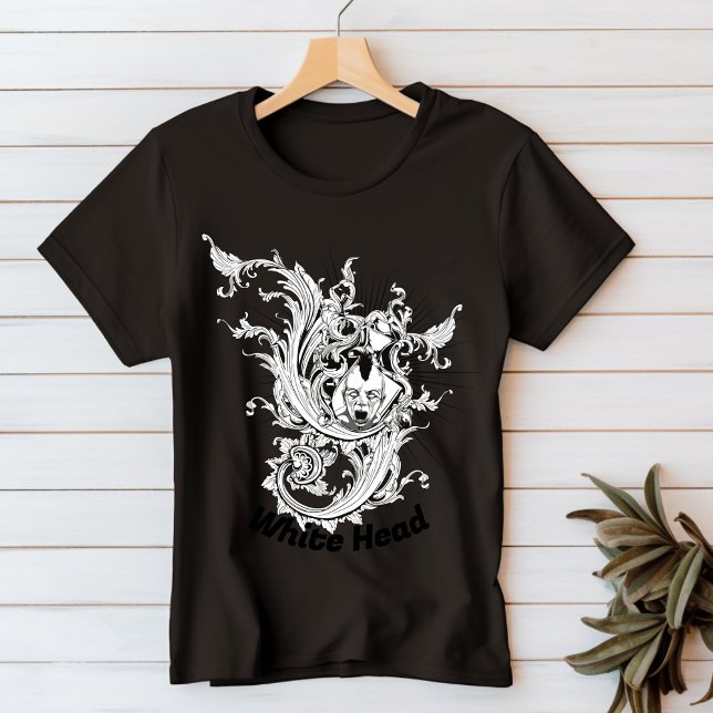 T-shirt à tête blanche (Créateur téléchargé)