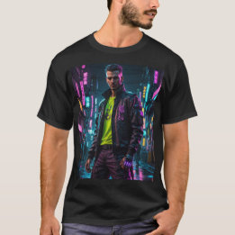 T-shirt à thème Cyberpunk