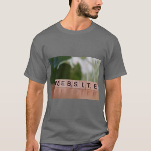 T-Shirt à thème numérique moderne « Mode site Web