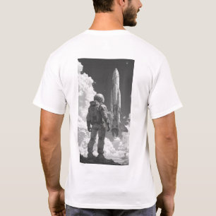 T-Shirt À Tir Sur L'Épaule Par Un Astronaute Spati