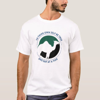 T-shirt À toi-même être vrai Chemise - Vert/Noir