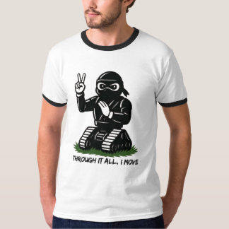 T-SHIRT À TRAVERS TOUT, JE BOUGE