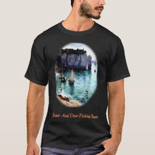 T-shirt Ã‰tretat, la porte d'Aval : bateaux de pÃªche quit