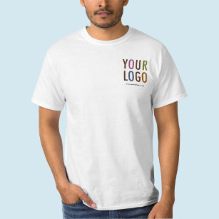 T-shirt à valeur blanche pour hommes avec logo per